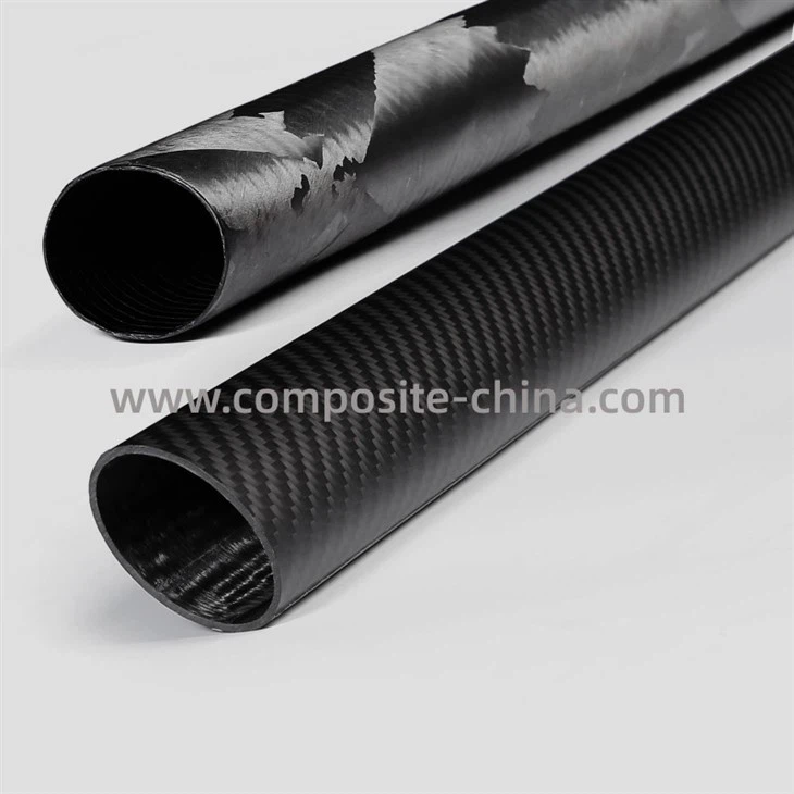 Tubo Oval de Fibra de Carbono