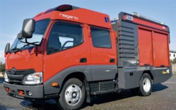 Perceba 40% de leveza! Novos caminhões de bombeiros usando materiais composto...